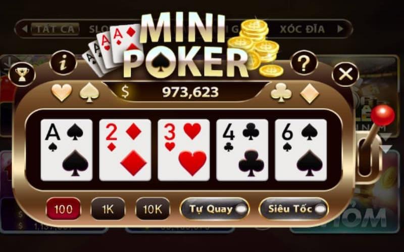 Hướng dẫn chơi Mini Poker X8 chi tiết cho tân thủ