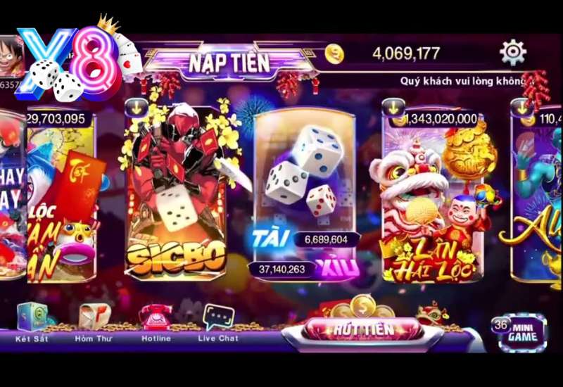 Sảnh Mini Game tổng hợp các siêu phẩm đổi thưởng